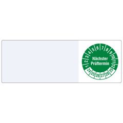 cable inspection label, 2024-2029, PVC/Vinyl, 25 x 70 mm - View Product