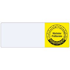 cable inspection label, 2025-2030, PVC/Vinyl, 25 x 70 mm - View Product