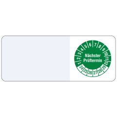 cable inspection label, 2024-2029, PVC/Vinyl, 20 x 50 mm - View Product