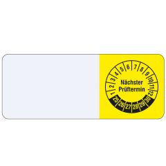 cable inspection label, 2025-2030, PVC/Vinyl, 20 x 50 mm - View Product