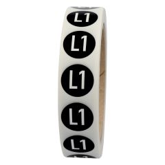 conductor labels, external conductor L1, Ø 12.5 mm - View Product