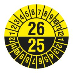 Mehrjahresprüfplakette, 2025-2026, Polyethylen, Ø 30 mm - Zum Produkt