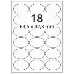 Papier Etiketten, 63,5 x 42,3 mm - Zum Produkt