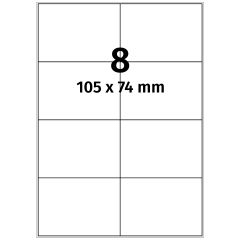paper labels, 105 x 74 mm - View Product