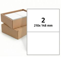 shipping labels, 210 x 148 mm, 2 packages - View Product