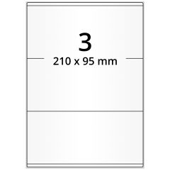 Papier Etiketten, 210 x 95 mm - Zum Produkt