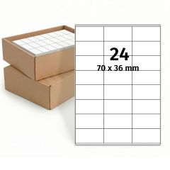Papier Etiketten, 70 x 36 mm, 2 Packungen - Zum Produkt