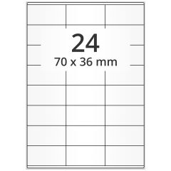 paper labels, 70 x 36 mm - View Product