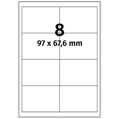 paper labels, 97 x 67.6 mm - View Product