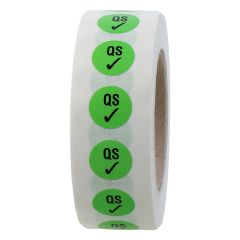 quality assurance labels, polyester, Ø 12.5 mm - View Product