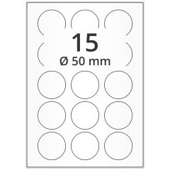 Runde Papier Etiketten, Ø 50 mm - Zum Produkt