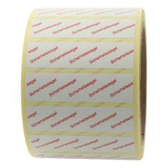 sealing label, paper, 65 x 17 mm - View Product