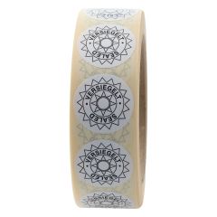 sealing label, paper, Ø 30 mm - View Product