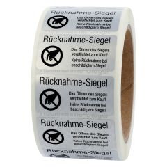 sealing label, 50.8 x 25.4 mm - View Product