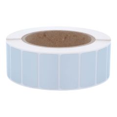polyester labels, silver, permanent, 30 x 15 mm - View Product