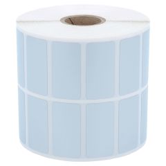 polyester labels, silver, permanent, 38 x 19 mm - View Product