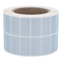 polyester labels, silver, permanent, 38 x 19 mm - View Product