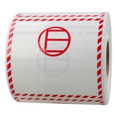 handling label, polyethylene foil, 100 x 100 mm - View Product