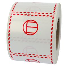 handling label, polyethylene foil, 100 x 100 mm - View Product