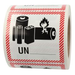 handling label, polyethylene foil, 100 x 100 mm - View Product