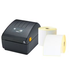 shipping labels set, Zebra ZD230d + 2 rolls of shipping labels (100 x 150 mm) - View Product