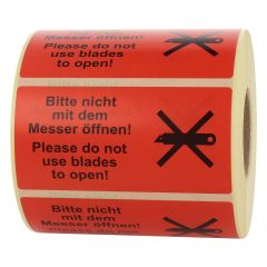 Versandaufkleber, Papier, 100 x 50 mm - Zum Produkt