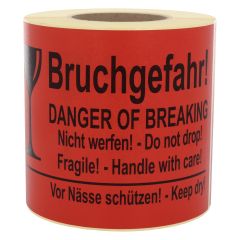 package handling label, paper, 210 x 148 mm - View Product