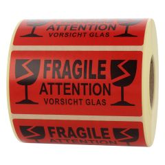 package handling label, paper, 100 x 50 mm - View Product