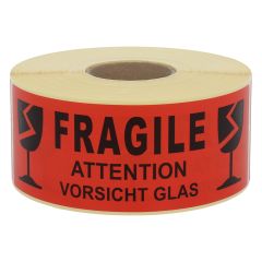 package handling label, paper, 150 x 50 mm - View Product