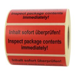 Versandaufkleber, Papier, 100 x 50 mm - Zum Produkt