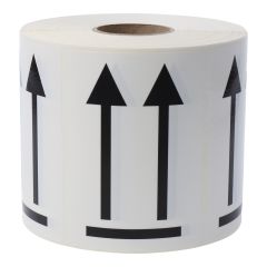 package handling label, polyethylene foil, 74 x 105 mm - View Product