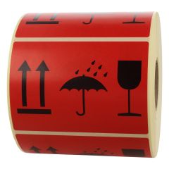 package handling label, paper, 105 x 74 mm - View Product