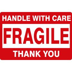 package handling label, paper, 76.2 x 50.8 mm - View Product