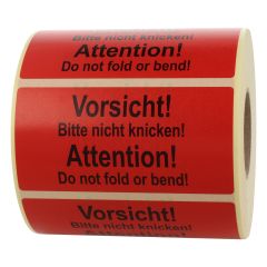 package handling label, paper, 100 x 50 mm - View Product