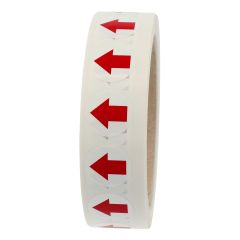 Certification labels, directional arrow, Ø 12.5 mm - View Product
