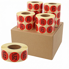 Aktionsetiketten, Papier, Ø 30 mm, 10 Rollen im Karton - Zum Produkt