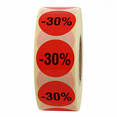 Aktionsetiketten, Papier, Ø 30 mm - Zum Produkt