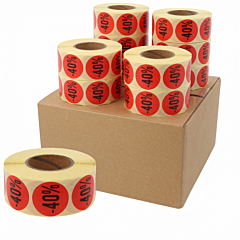 Aktionsetiketten, Papier, Ø 30 mm, 10 Rollen im Karton - Zum Produkt