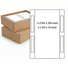 Versandetiketten, 105 x 205 mm, 2 Packungen - Zum Produkt