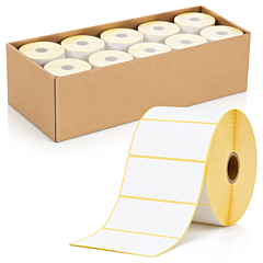 zebra compatible labels, thermal-eco/thermal-top, 100 x 50 mm, 10 rolls per box - View Product