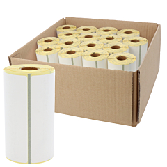 zebra compatible thermal-top labels, 101.6 x 152.4 mm, 16 rolls per box - View Product