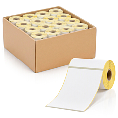 zebra compatible thermal-eco labels, 101.6 x 152.4 mm, 16 rolls per box - View Product