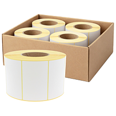 Zebra kompatible Papier Etiketten, 101,6 x 63,5 mm, 4 Rollen im Karton - Zum Produkt