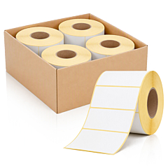 Zebra kompatible Papier Etiketten, 101,6 x 63,5 mm, 4 Rollen im Karton - Zum Produkt