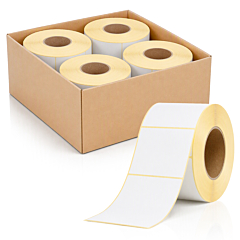Zebra kompatible Papier Etiketten, 101,6 x 76,2 mm, 4 Rollen im Karton - Zum Produkt