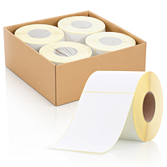 zebra compatible labels, thermal-eco/thermal-top, 148 x 210 mm, 4 rolls per box - View Product