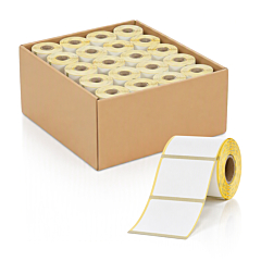 zebra compatible thermal-top labels, 50.8 x 38.1 mm, 20 rolls per box - View Product