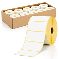 Zebra kompatible Etiketten, Thermo-Eco/Thermo-Top, 57,15 x 31,75 mm, 10 Rollen im Karton - Zum Produkt