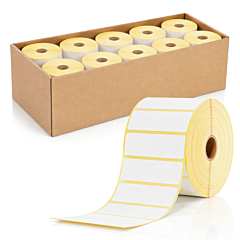 Zebra kompatible Papier Etiketten, 76,2 x 25,4 mm, 10 Rollen im Karton - Zum Produkt