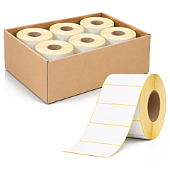 Zebra kompatible Papier Etiketten, 76,2 x 50,8 mm, 6 Rollen im Karton - Zum Produkt